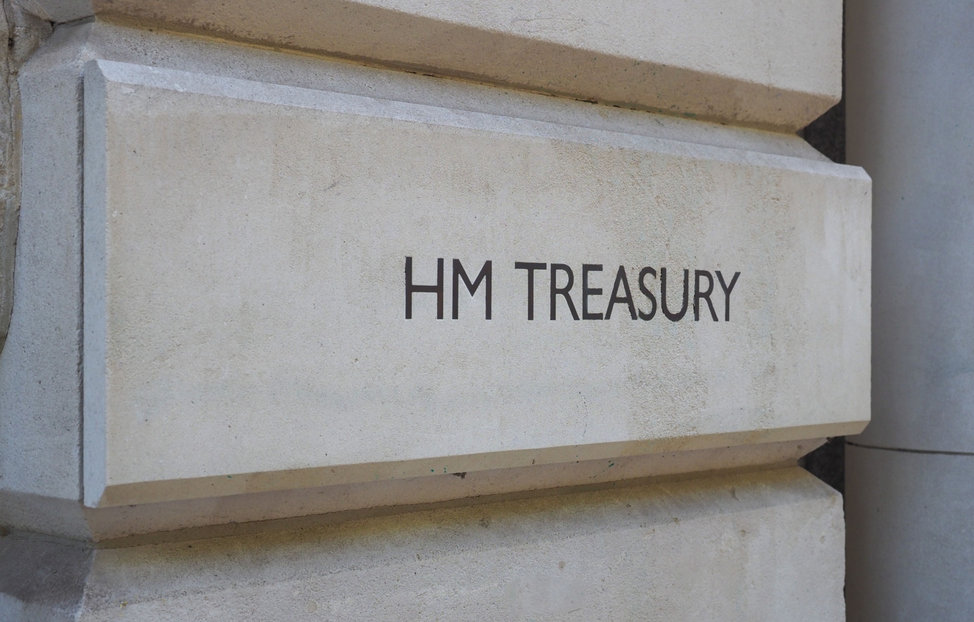 exterior of HM Treasury, London