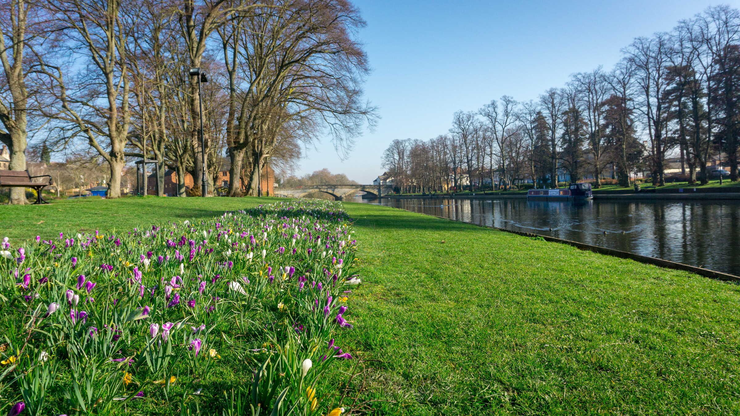 View of Evesham where we provide financial advice.