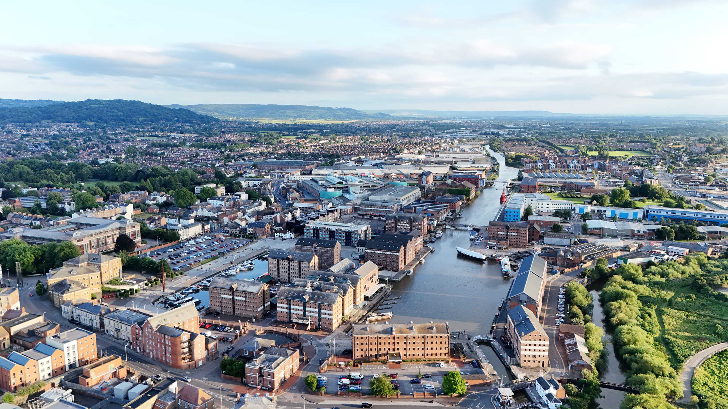 View of Gloucester where we provide financial advice.